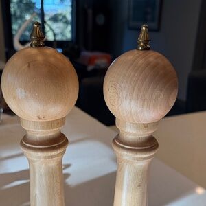 Elegant Wooden Spice Grinder Set made in Italy